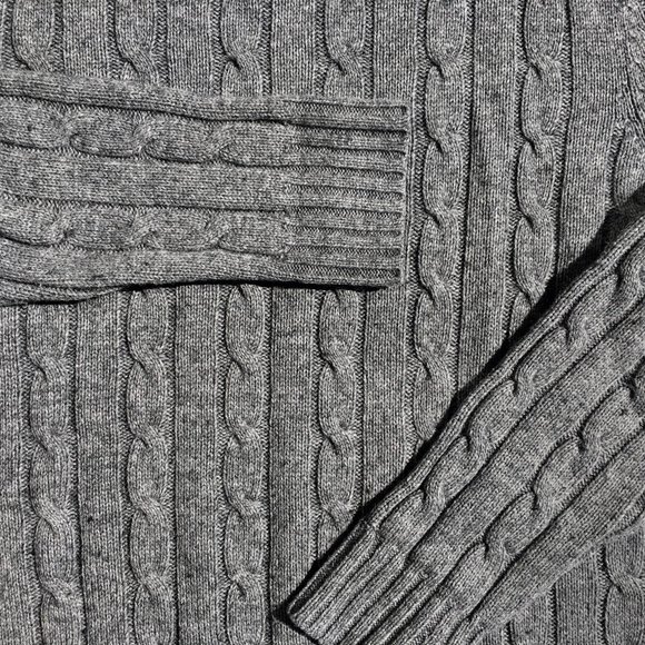 Martin + Osa Wool/Cotton Chunky Cableknit Pullover Sweater sz M - Picture 3 of 8